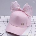 thumbnail image 1 of Gorra de malla para niños, gorro de béisbol con lazo grande, Snapback, Hip Hop, oreja de conejo, perla, primavera y verano Fivean unisex, 1 of 2