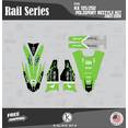 thumbnail image 3 of Kalair GFX Graphics Kit for Kawasaki KX250 POLISPORT RESTYLE (2003-2008) Rail Series, 3 of 5