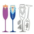 thumbnail image 3 of Die Cuts for Card Making, Ouginx Wedding Wine Goblet Metal Cutting Dies DIY Die Cutters Die Stencils for Scrapbooking, Embossing & More, 3 of 8