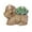 Light Brown, variant on Highland Cow Planter,Simulated Animal Design,Cute Flower Pot for Succulents,Small Plants,Home,Garden,Desk Decoration