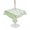 Green, Sage, White, variant on Outdoor Tablecloth with Umbrella Hole for Patio/Picnic/Party/Camping, Blue Purple Palm Trees Waterproof Table Cloth Rectangle Table Cover Washable, Summer Tropical Coastal Plaid Strip (60"x 102")