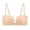 Khaki, variant on Front Closure Convertible Bra Detachable Straps Wireless Push Up Strapless Bandeau Seamless Invisible Underarm Smoothing Support Bra For Backless Dresses