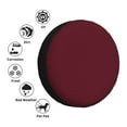 thumbnail image 4 of Naloa Maroon PVC Leather Spare Tire Wheel Cover Spare Tire Cover, for Car Truck SUV Camper Trailer Universal Fit(14-17in)-16 inch, 4 of 6