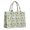 LightColor Dinosaurs Name, variant on Large Capacity Tote Bag,LightColor Dinosaurs Flowers Pattern Handbag Fashion Luxury Tote Bag,15.7"x13"x 5.1" Inches,Laptop Compatible