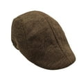 thumbnail image 4 of LOLIPPYY Beret Marrón Para Uso Diario Sencillo Ideal Para Estilo Formal Y Casual, 4 of 5