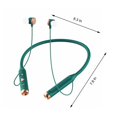 thumbnail image 2 of Giunmcul My Order Neckband Bluetooth Headphones,HD Stereo Wireless Sports Earphones,Around Neck Bluetooth Headphones Noise Cancelling Mic,Magnetic Attraction,Flashlight, 2 of 5