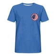 thumbnail image 3 of Tops para hombre, blusas y camisas de cuello redondo y manga corta para hombre, blusas casuales de cuello redondo con estampado de moda para hombre, blusas de cuello redondo y manga corta, camisas par, 3 of 5