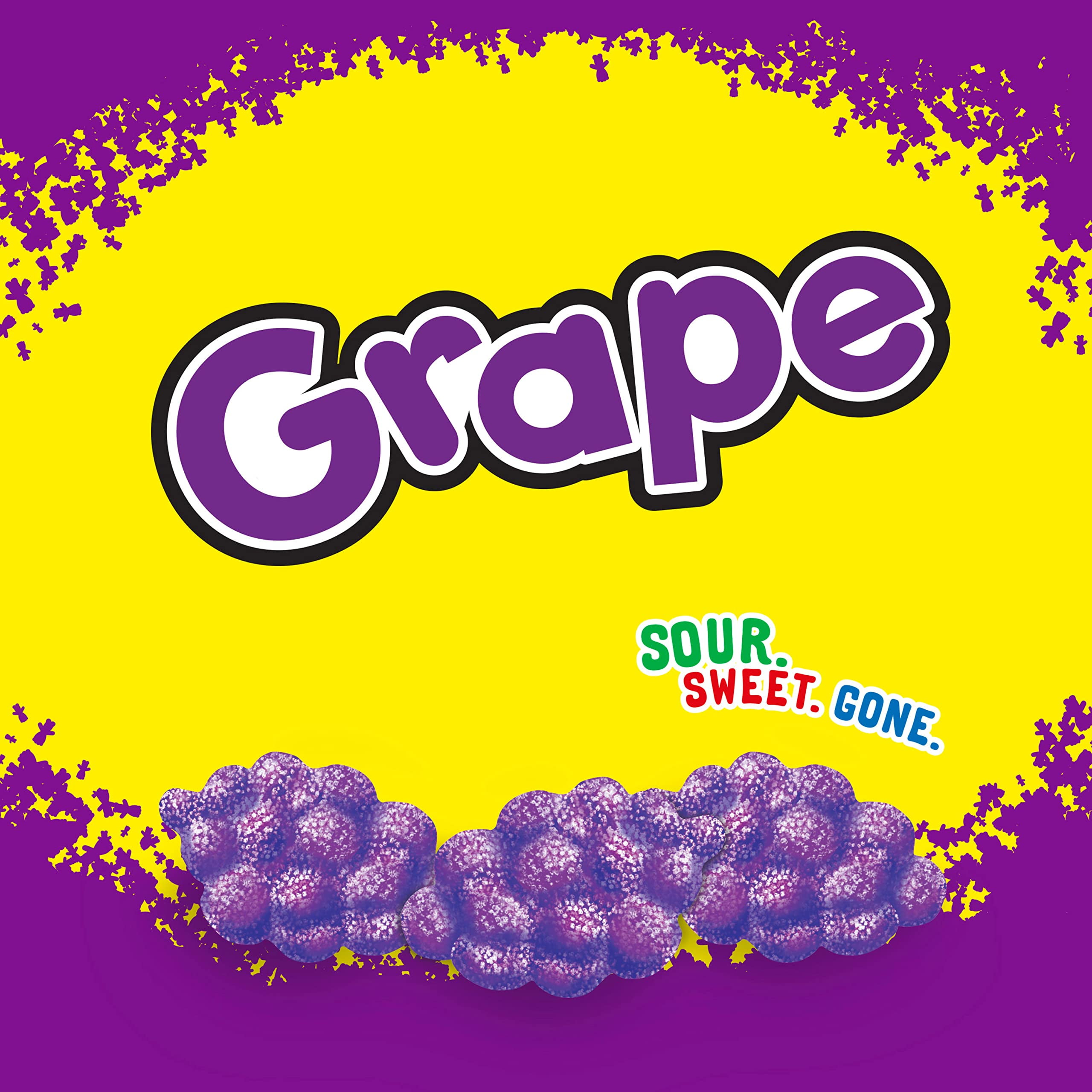 SOUR PATCH KIDS Grape Soft & Chewy Candy, 12 - 3.58 oz Bags