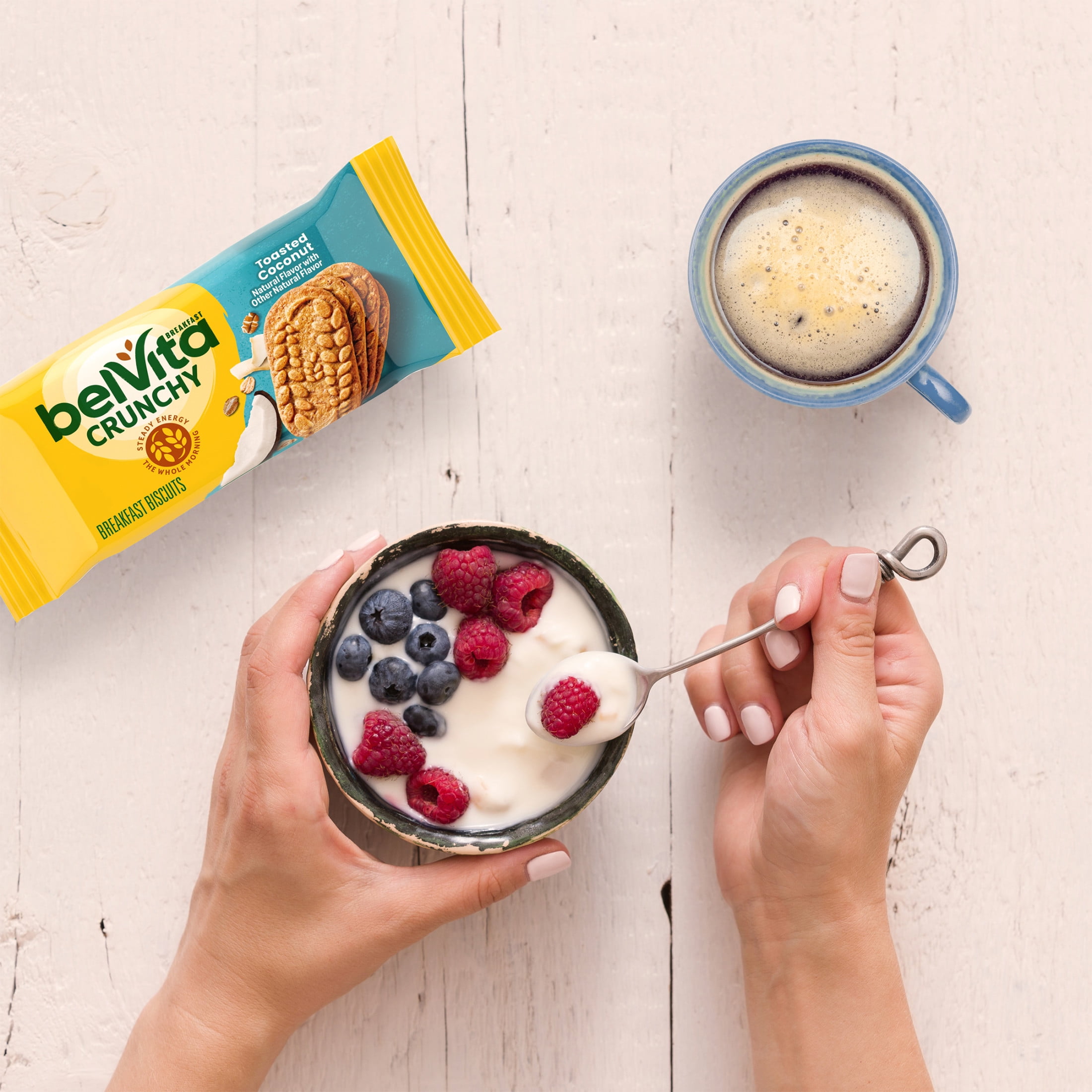 (3 pack) belVita Breakfast Bars Biscuits, Toasted Coconut, 5 Packs (4 Biscuits Per Pack)