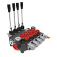 thumbnail image 1 of Monoblock Hydraulic Directional Control Valve, 4 Spool, 21 GPM, SAE Ports, 1 of 4