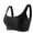 Black, variant on Jelly Bras for Women Stepped Buckle Jelly Gel Bra Wireless Seamless Anti-Sagging Bra for Large Bust Minimizer Side Support M