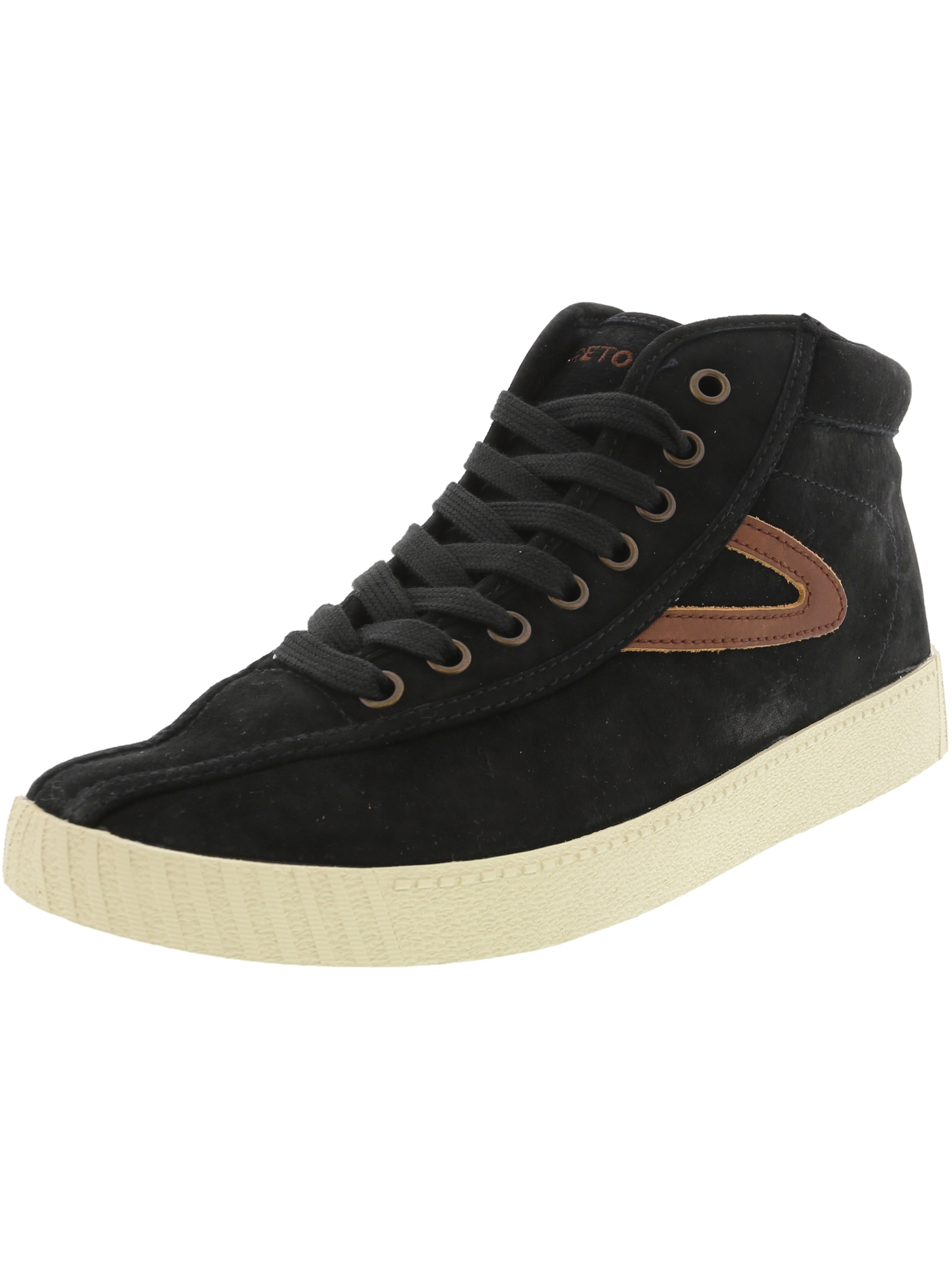 Tretorn Men's Nylite Hi 7 Suede Black 