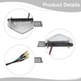 thumbnail image 4 of 1pc Motorcycle LED Tail Lights Mini Licenses Plate Lamp Red DC 12V Motorbikes Headlight Taillight Rear Stopping Light, 4 of 10