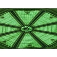 thumbnail image 1 of Ahgly Tapis Rectangulaire Lavable en Machine Intérieur Vert Émeraude Profond, 6 Pieds x 9 Pieds, 1 of 7
