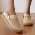 thumbnail image 2 of CAIXAI Orthopedic Shoes for Women Arch Support Wide Toe Box Sneakers Women Classic Non- Sole Womens Walking Shoes Knit Upper Embroidery Mary Jane Flats Hands Free Soft Shoes, 2 of 8