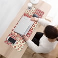 thumbnail image 3 of Long Mouse Pads for Desk,Pioneer Flower Floral Print Pattern Desk Mats on Top Of Desks, Desk Mouse Pad Extra Large with 3mm Non-Slip Base and Stitched Edge for Gaming,Office,Work,Home 31.5"x11.8", 3 of 6