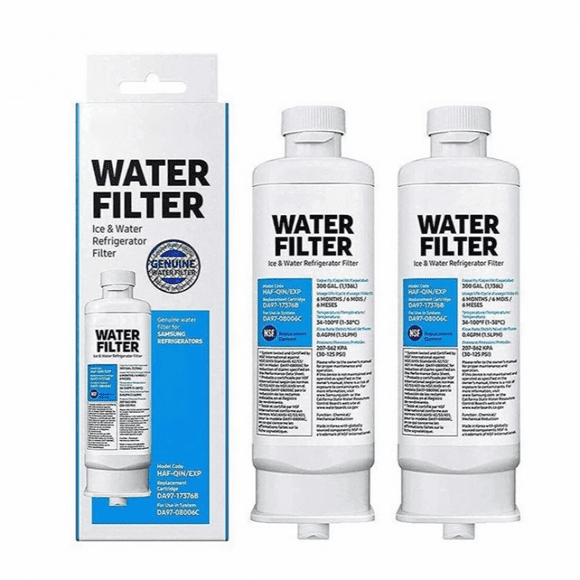 DA97-17376B Refrigerator Filter Element DA97-08006C Refrigerator Water Filter, Carbon Block Filter, Compatible With Samsung-sebneei