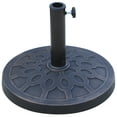 thumbnail image 1 of Outsunny Support Rond en Résine de 29 Lb pour Parasol de Patio, Base avec Mât Enduit, Support de Parasol de Marché et de Jardin, Support pour Parasol, Bronze, 1 of 10