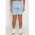 thumbnail image 4 of Womens WAX Fixed Cuff Bermuda Denim Shorts, 4 of 4