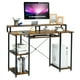 thumbnail image 1 of Costway Escritorio para ordenador con repisas, soporte para monitor, bandeja para teclado, mesa resistente 118 cm para casa y oficina, escritorio resistente, estilo simple y moderno, 1 of 4