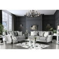 thumbnail image 2 of Furniture of America Hanson Transitional Fabric Nailhead Loveseat in Gray, 2 of 6