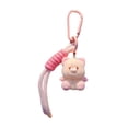 thumbnail image 2 of Llavero con forma de oso y muñeco flocado para bolso de mano, regalo, cartera, 2 of 9