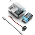 thumbnail image 2 of Piles Rechargeables 9V, 2 x 1300mAh Pile Carrée Lithium-ion 9 Volts, 2 of 5