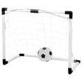 thumbnail image 1 of HEATSHAKING 1Set Small Soccer Goal Net with Lightweight Frame for Daily Football Training Use, 1 of 8