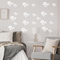 thumbnail image 4 of 24 pegatinas de pared de espejo acrílico con flores de 3 tamaños, extraíbles, para decoración de pared, autoadhesivas, 3D, plateadas, para bricolaje, 4 of 6