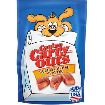 Canine Carry Outs Beef & Cheese Flavor Dog Snacks, 50-Ounce