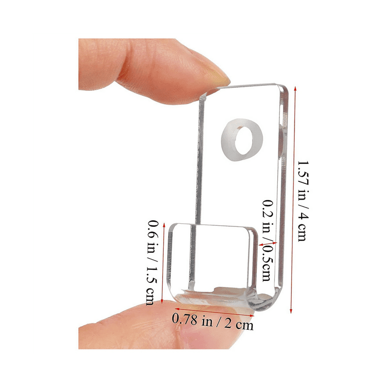  WANLIAN Vinyl Record Wall Mount 30 Pack, Vinyl Record Holder,  Clear Acrylic Vinyl Record Holder Vinyl Display Holder For Daily Lp  Listening : Office Products