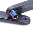 thumbnail image 4 of Extensor de pedal de bicicleta, Eje de extensión de pedal de bicicleta procesado cnc prálico con espaciador para bicicleta de carreta, 4 of 7