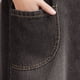 thumbnail image 5 of Vestido informal holgado de denim con tirantes para mujer - Largo medio, corte ajustado, poliéster, color liso, tallas S-XXL, adecuado para primavera/verano/otoño, 5 of 8