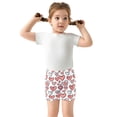 thumbnail image 5 of joogoo Heart Paint Girls Lined Shorts Bike Dance Bottoms 4T, 5 of 7