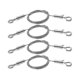 thumbnail image 1 of Kit de 4 piezas de alambre ajustable para colgar cuadros en el marco del espejo - Cable de acero inoxidable resistente de 3 metros de color plateado, 1 of 5