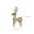 thumbnail image 3 of Konghyp Christmas Ornament Iron Reindeer Decoration, 30 LED Lights, Festive Ambience for Christmas Parties, Outdoor & Indoor Use, Holiday Home Decor, 3 of 6