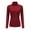 Dark Red, variant on Turtleneck Thermal Shirts for Women Long Sleeve Tops Fleece Lined Shirt Mock Neck Base Layer