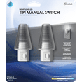 thumbnail image 5 of Amertac  1.6 x 1.45 x 3.15 in. LED Tipi Manual Night Lights, Clear - 2 Count, 5 of 6