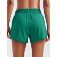 thumbnail image 2 of Shorts CRZ YOGA Cascadia Verde Alto Cintura Secado Rápido XL, 2 of 4