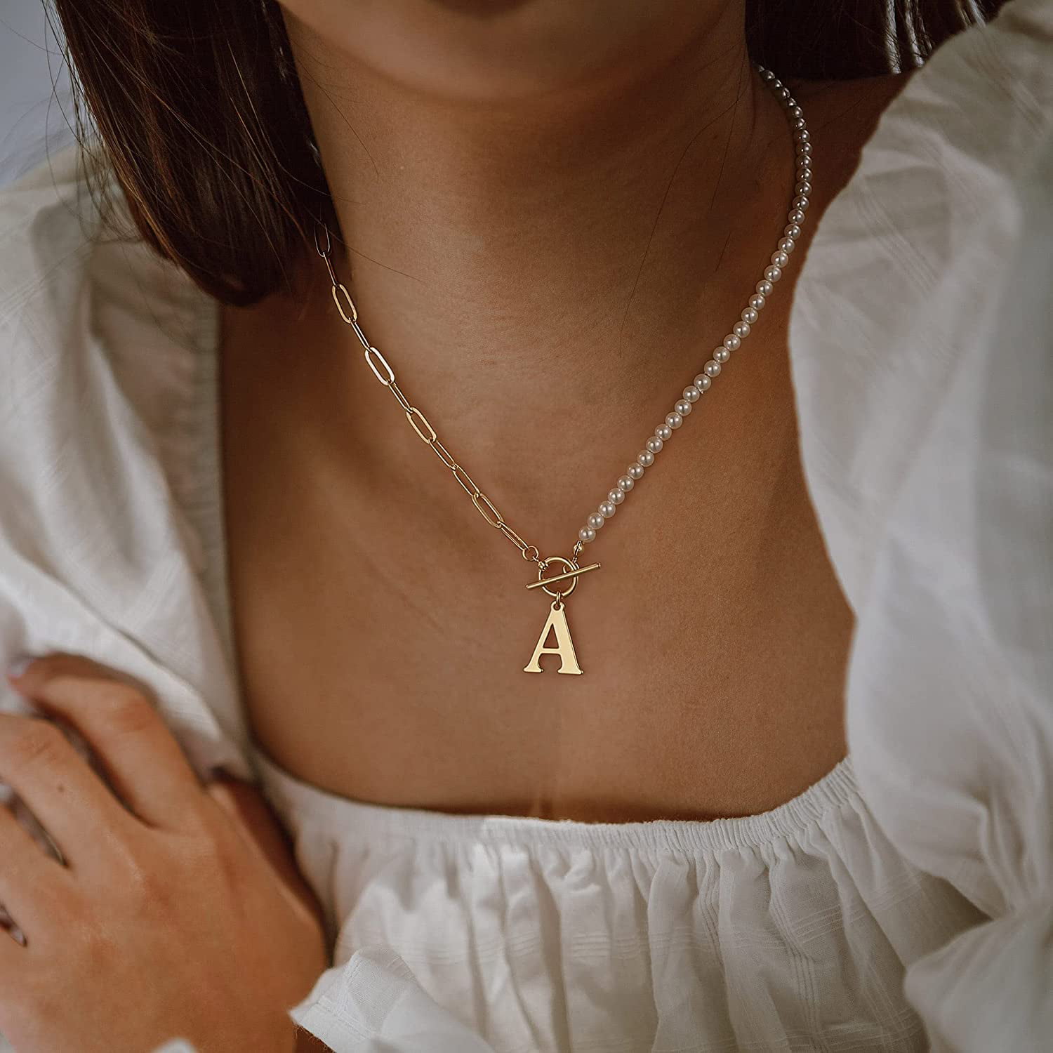 Solid Gold Monogram Necklace, Rose Gold, Custom Initial Gold Pendant, Gift  For Her/code: 0.003 : Amazon.co.uk: Handmade Products