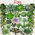 thumbnail image 2 of Artificial Plants 22 Pcs, Bulk Fake Succulents Set with Aloe and Cactus, Unpotted for DIY Garden Arrangement and Centerpiece, 2 of 9