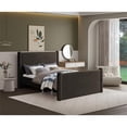 thumbnail image 2 of Meridian Furniture Elias Brown Boucle Fabric Full Bed, 2 of 9