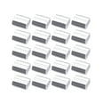thumbnail image 1 of 100pcs 1/8 Inches 3MM Wire Rope and Cable Aluminum Crimping Loop Sleeve Steel Rope Joint Aluminum with Double Holes, 1 of 9