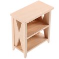 thumbnail image 4 of Armoire de Maison de Poupée Mini Meubles Bibliothèque Mini Placard en Bois, 4 of 8