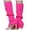 Pink, variant on SnnmBlm Leg Warmers for Women Girls 80s Ribbed Leg Warmer for Neon Party Knitted Fall Winter Sports Socks Hot Pink 1 Pairs
