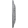 thumbnail image 4 of Ekena Millwork 18"OD x 3 1/2"ID x 1"P Valletta Ceiling Medallion (Fits Canopies up to 3 1/2"), Hand-Painted Ultra Pure White Crackle, 4 of 6