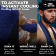 thumbnail image 3 of Toalla De Enfriamiento Resistente Para Exteriores – Toallas De Enfriamiento Para Cuello Y Cara – Envoltura De Hielo Y Trapo Para El Sudor Para Acampar, Gimnasio, Yoga Y Deportes – Toalla De Entrenamie, 3 of 5