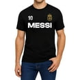 thumbnail image 5 of Icon Sports Argentina Player 10 Official Licensed Cotton T-Shirt Soccer Tee Top - Black, Medium [Add Custom Name/Number], 5 of 5