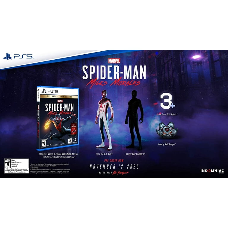 Playstation PS5 Marvel Spider-Man Miles Morales Ultimate Edition Video Game  - US