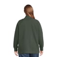 thumbnail image 3 of Terra & Sky Women's Plus Size Quarter Zip Sweatshirt, 3 of 5